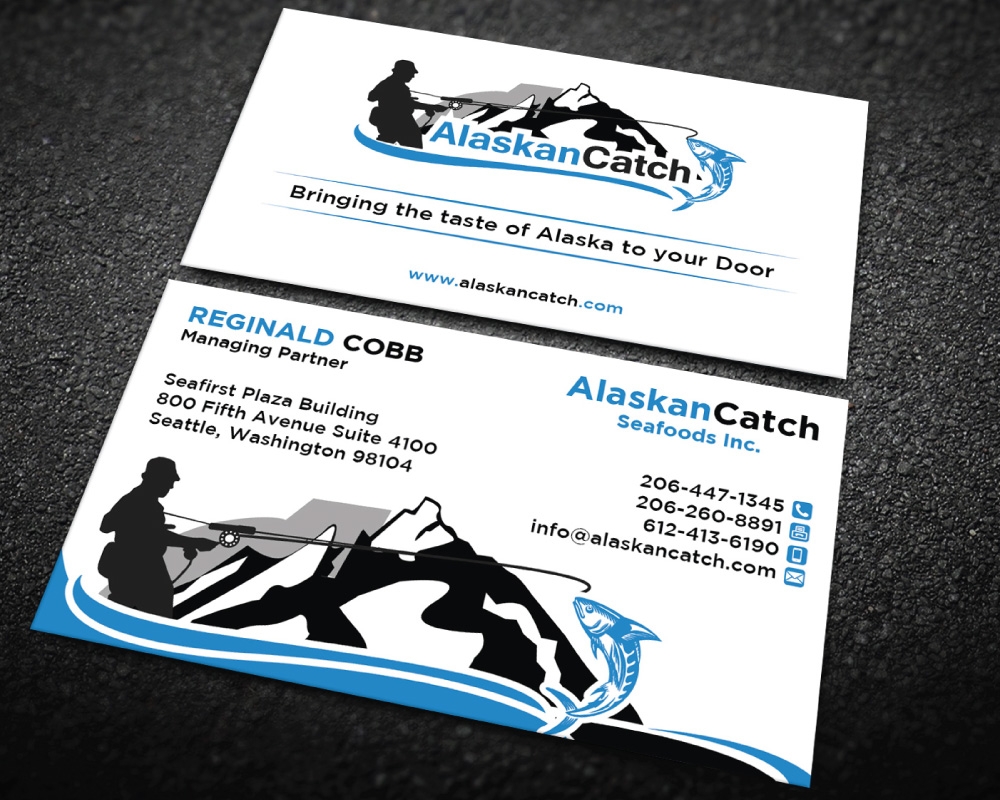 Alaskan Catch Seafoods Inc. logo design by Boomstudioz