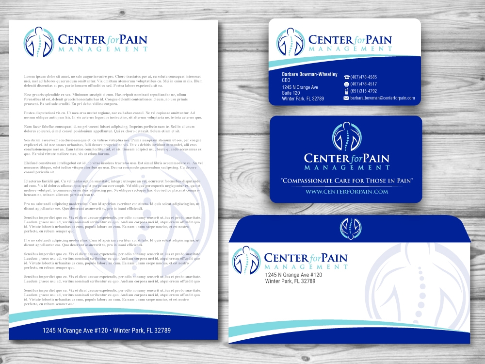 Center for Pain Management logo design by jaize