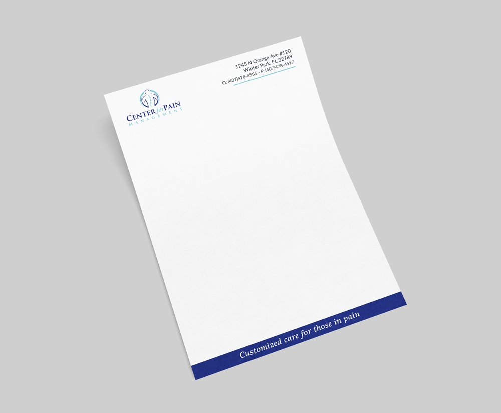 Center for Pain Management logo design by akilis13