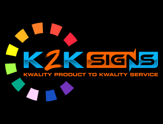 K2K SIGNS logo design by IrvanB