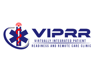 Virtually Integrated Patient Readiness and Remote Care (VIPRR) Clinic logo design by akilis13