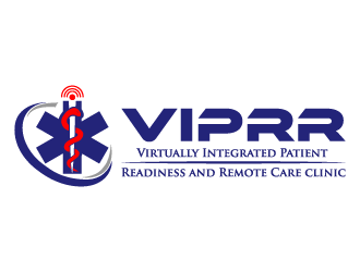 Virtually Integrated Patient Readiness and Remote Care (VIPRR) Clinic logo design by akilis13