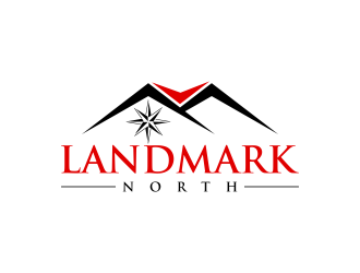 Landmark North logo design by FriZign