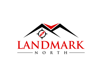 Landmark North logo design by FriZign