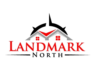 Landmark North logo design by ElonStark