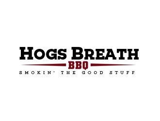 HOGS BREATH BBQ  logo design by samueljho