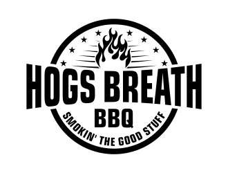 HOGS BREATH BBQ  logo design by maseru