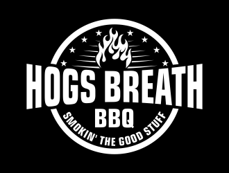 HOGS BREATH BBQ  logo design by maseru