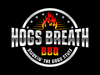 HOGS BREATH BBQ  logo design by maseru