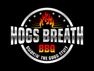 HOGS BREATH BBQ  logo design by maseru