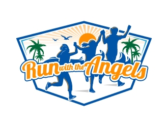 Run with the Angels logo design by Aelius