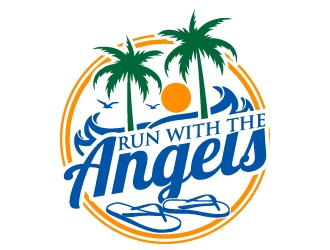 Run with the Angels logo design by Aelius