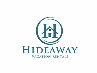 Hideaway Vacation Rentals logo design by gilkkj