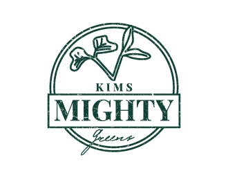 Kims Mighty Greens logo design by graphica