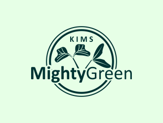 Kims Mighty Greens logo design by AisRafa