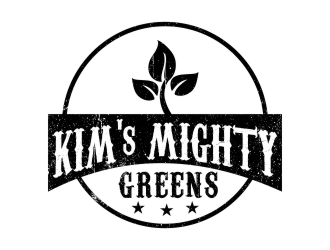 Kims Mighty Greens logo design by ManishKoli
