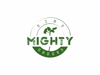 Kims Mighty Greens logo design by qhie