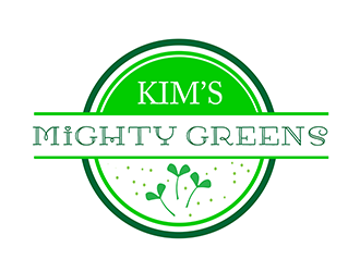 Kims Mighty Greens logo design by 3Dlogos