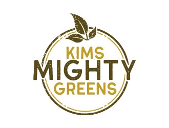 Kims Mighty Greens logo design by AYATA