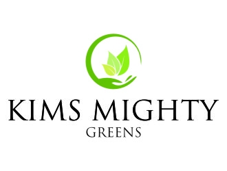Kims Mighty Greens logo design by jetzu