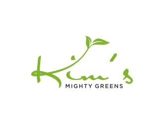 Kims Mighty Greens logo design by ammad