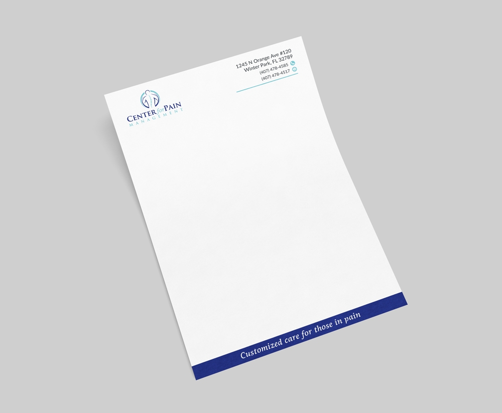 Center for Pain Management logo design by akilis13