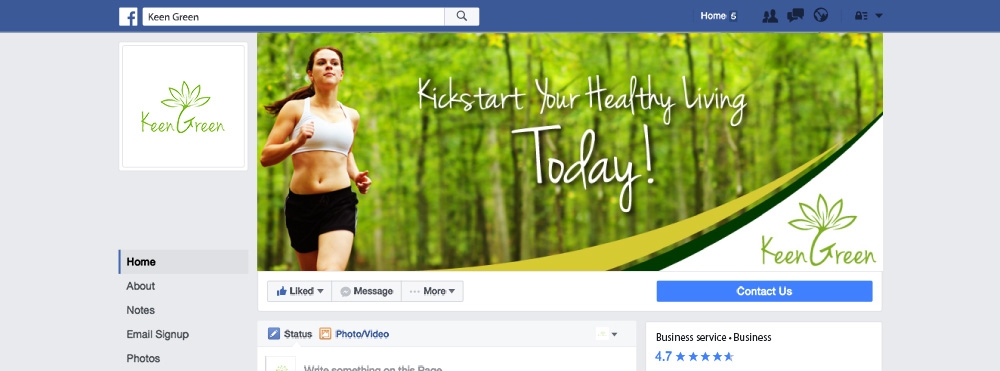 Keen Green logo design by Art_Chaza