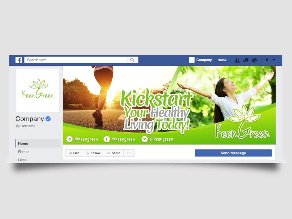 Keen Green logo design by Realistis