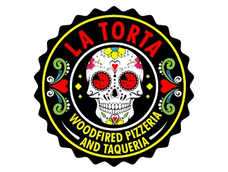 La Torta Woodfired Pizzeria and Taqueria logo design by jaize
