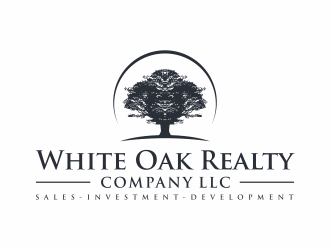 White Oak Realty Company LLC logo design by santrie