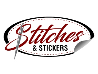 Stitches & Stickers logo design by jaize