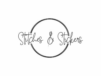 Stitches & Stickers logo design by giphone