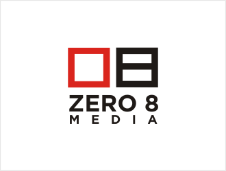 Zero 8 Media logo design by bunda_shaquilla