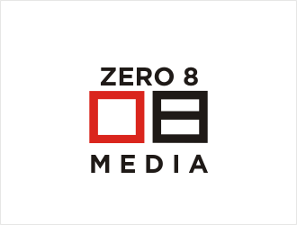 Zero 8 Media logo design by bunda_shaquilla