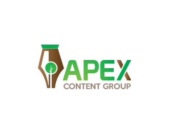 Apex Content Group logo design by AdenDesign