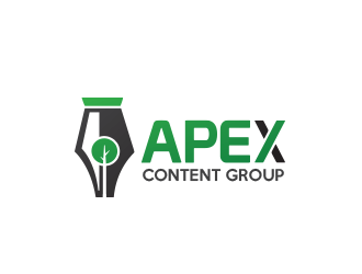 Apex Content Group logo design by AdenDesign