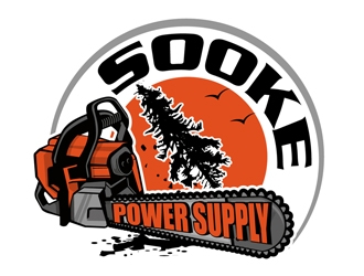Sooke power supply logo design by DreamLogoDesign