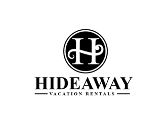 Hideaway Vacation Rentals logo design by Roma