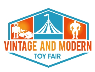 Vintage and Modern Toy Fair logo design by PMG