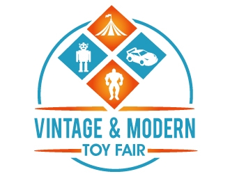 Vintage and Modern Toy Fair logo design by PMG