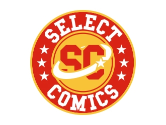Select Comics logo design by MarkindDesign