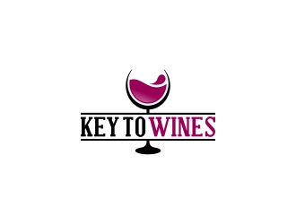 Key To Wines logo design by CreativeKiller
