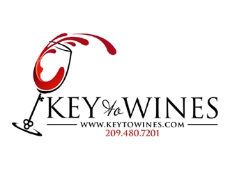 Key To Wines logo design by ingepro