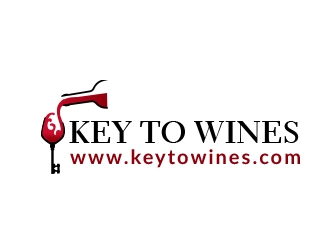 Key To Wines logo design by Roma