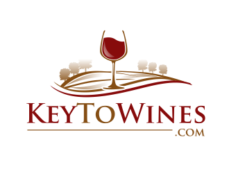 Key To Wines logo design by serprimero
