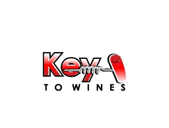 Key To Wines logo design by samuraiXcreations