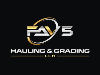 FAV5 Hauling & Grading, LLC logo design by mbamboex