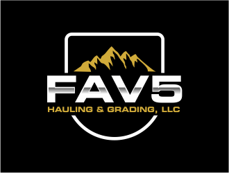 FAV5 Hauling & Grading, LLC logo design by Girly