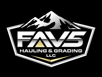 FAV5 Hauling & Grading, LLC logo design by daywalker