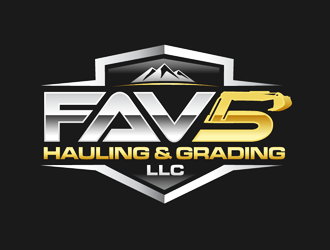 FAV5 Hauling & Grading, LLC logo design by megalogos